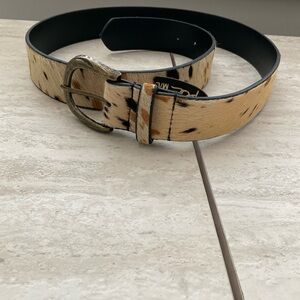 Free People Calf Hair Belt M/L NWT